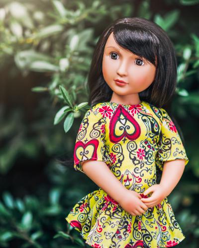 Nisha, Your Modern Girl is part of a range of 16 inch dolls from A Girl For All Time. Dolls of Colour. Collectors, Children, Educational play for the family. Not associated with American Girl or Our Generation dolls.
