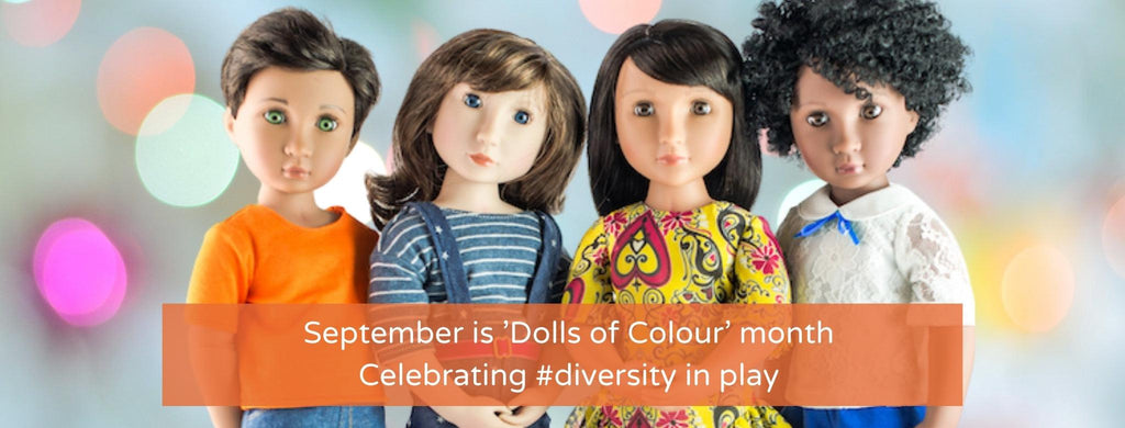 Integrating Diversity Through Play: Celebrating 'Dolls of Color Month' - A Girl for All Time