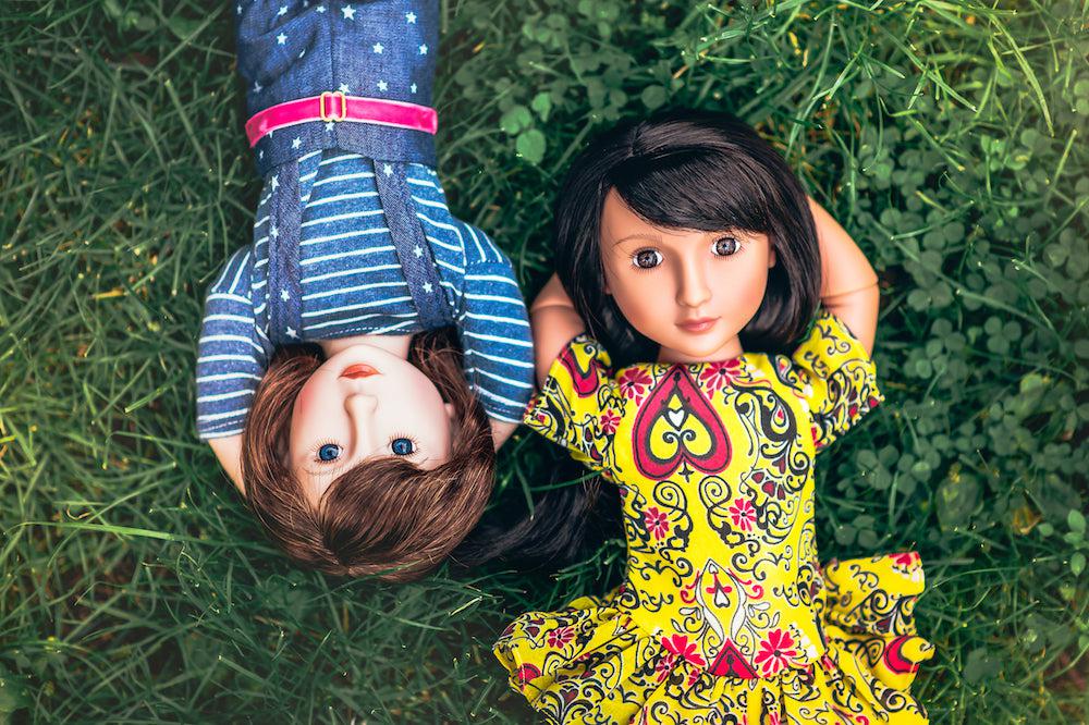 Maya and Nisha - A Girl for All Time dolls 