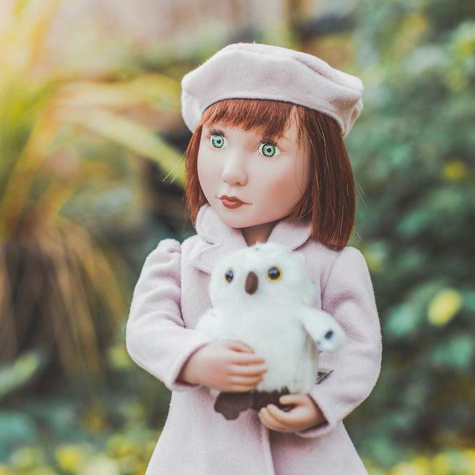 Clementine's Pink Coat and Beret - A Girl for All Time 16 inch doll clothes