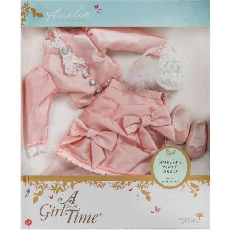 Amelia's Party Dress - A Girl for All Time 16 inch doll clothes