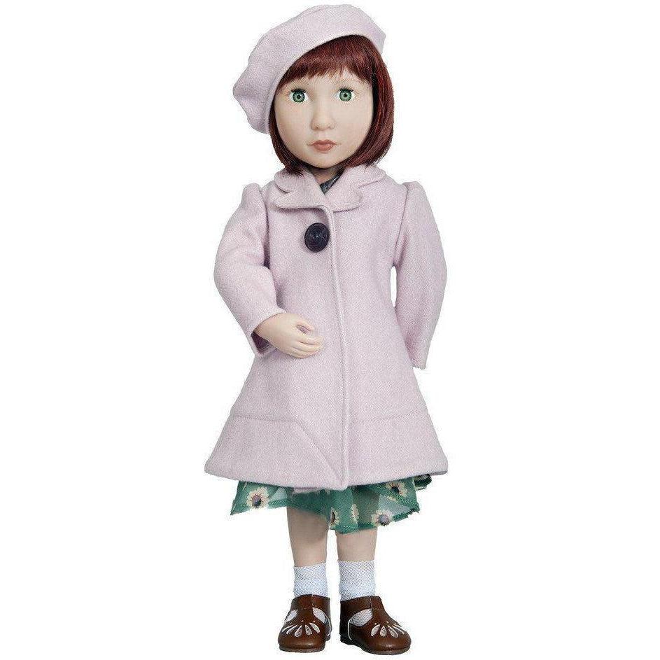 Clearance - Clementine's Pink Coat and Beret - A Girl for All Time 16 inch doll clothes