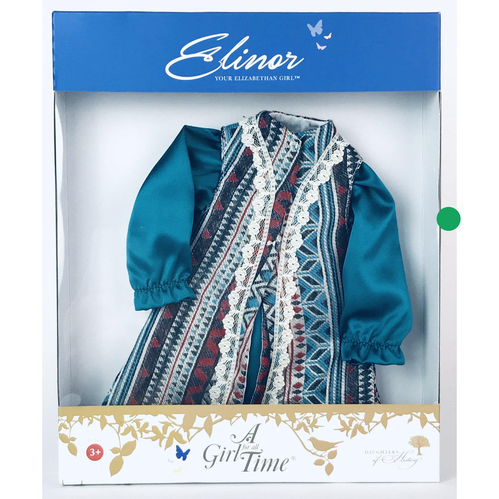 Elinor's Surcoat and Gown doll costume- A Girl for All Time 16 inch doll clothes